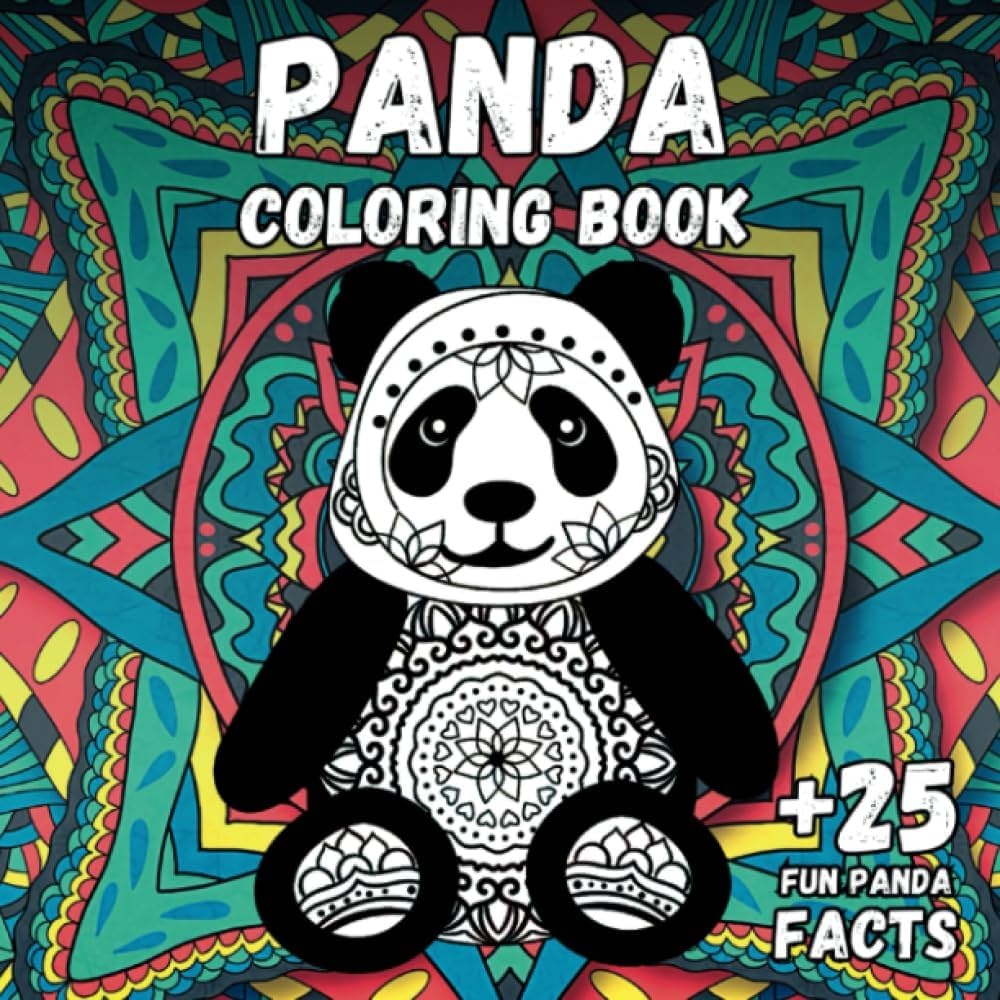 Amazon Panda Coloring Book Stress Relief Relaxation For Adult Or Kid Cute Beautiful Bear Positive Animal Perfect Birthday Present For Boy And Girl 9798566381947 Coloring Books Stress Less Libros