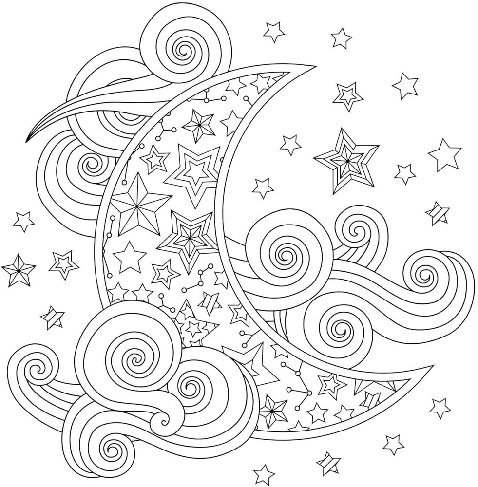 Amazon Pretty Simple Coloring Joy 45 Easy to Color Pages Inspired By Whimsy And Fun 9781507221594 Adams Media Books