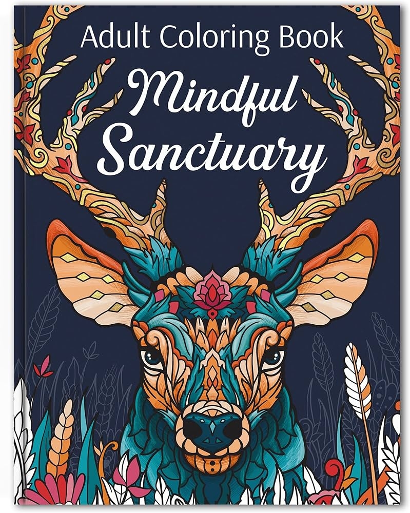 Amazon RYVE Animal Coloring Book For Adults Unwind And Relax With Stunning Designs Adult Coloring Books For Women Men Adult Coloring Book Animals Mindfulness And Stress Relief Gifts For