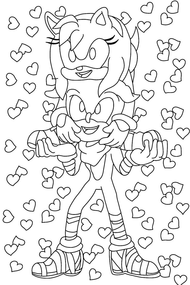 Amy And Sonic The Hedgehog The Official Coloring Book Amy And Sonic The Hedgehog The Official Coloring Book