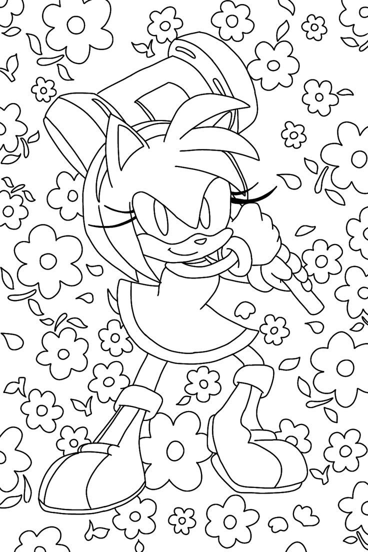 free coloring pages sonic
