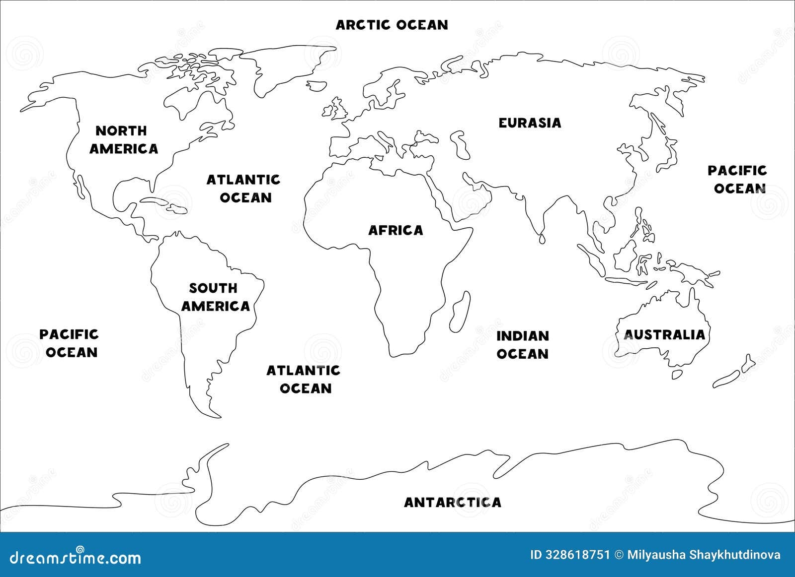 map world coloring page