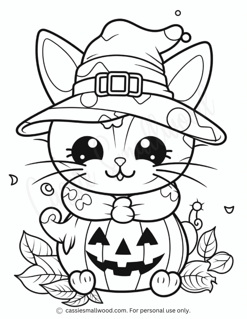 free print halloween coloring pages