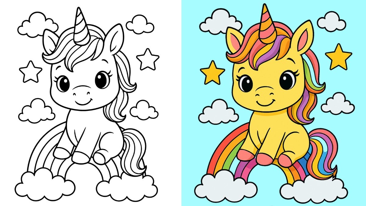 coloring pages of unicorns