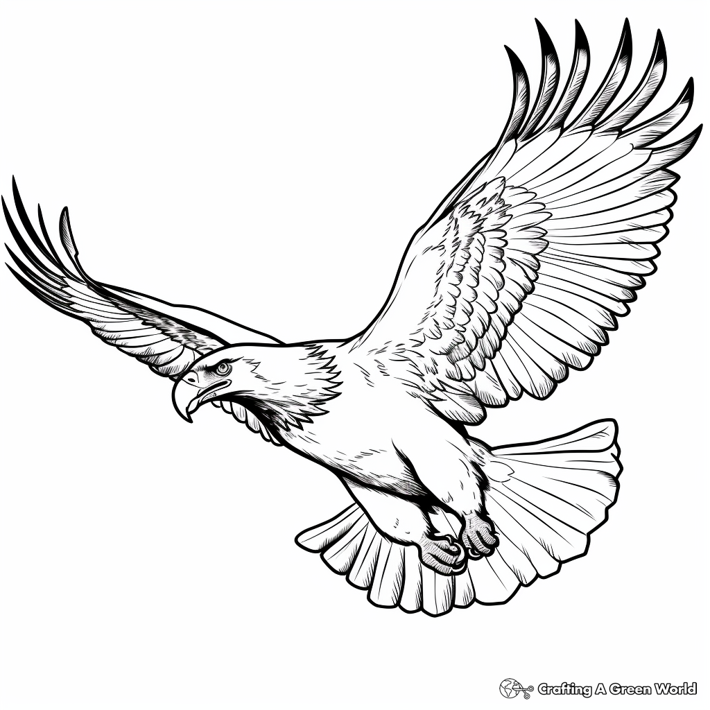 Bald Eagle Coloring Pages Free Printable 