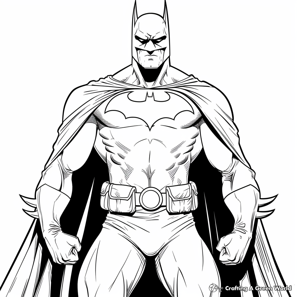 coloring pages for batman