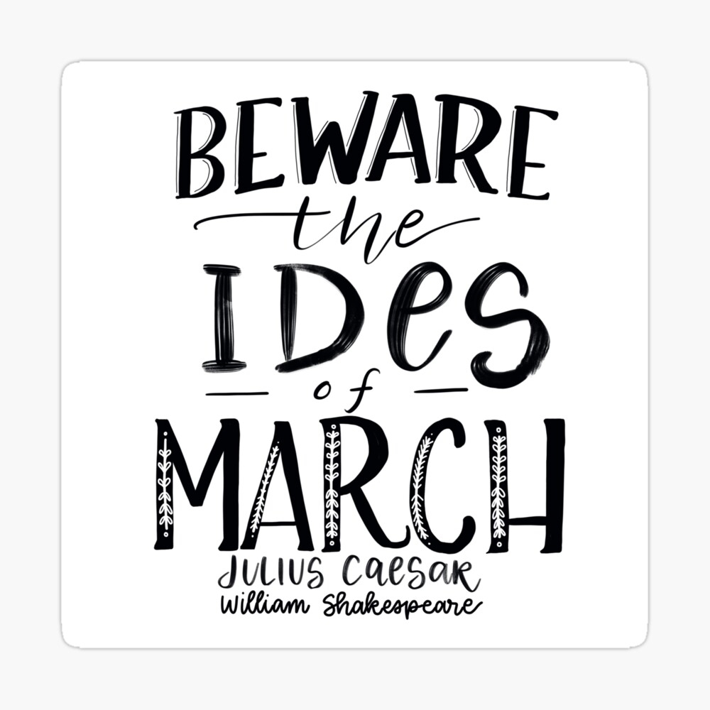 Beware The Ides Of March Magnet For Sale By Thenerdlady Redbubble