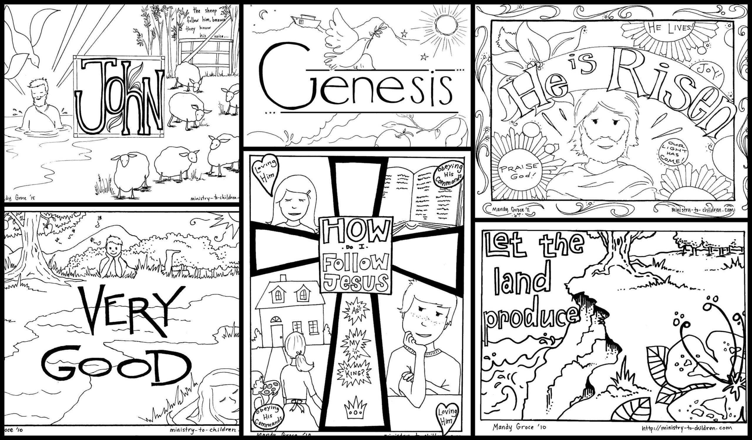 Bible Coloring Pages For Kids Download Now Free Christian PDF Printables