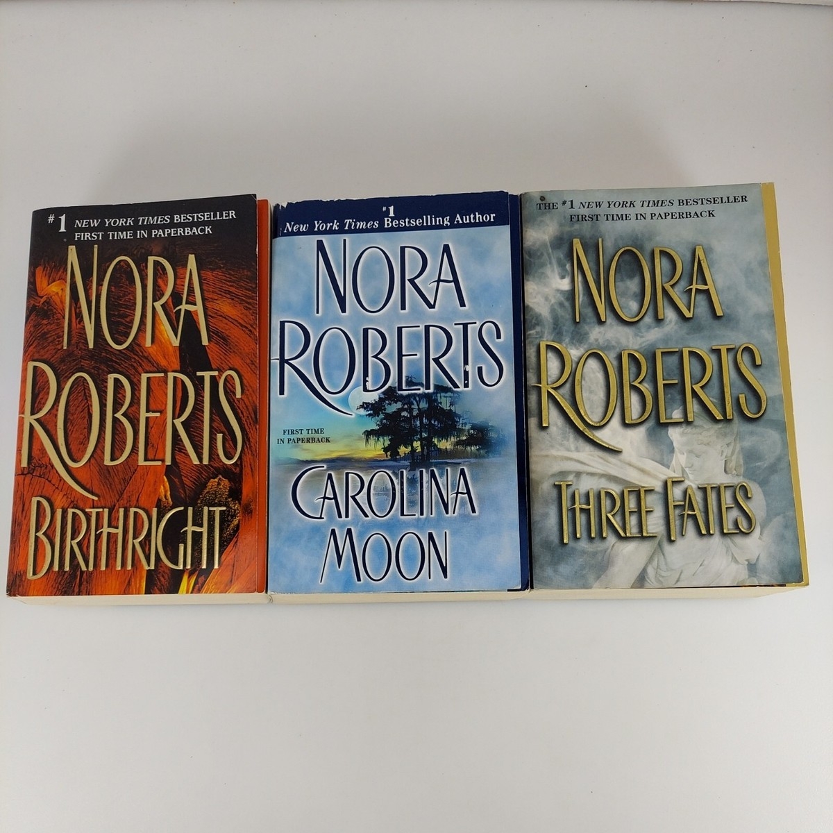 Birthright Carolina Moon Three Fates Nora Roberts Jove Paperback Lot EBay