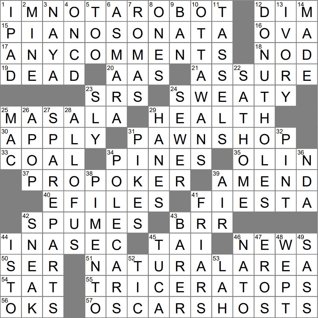 Brand Whose Name Derives From The Greek For water Nymph Crossword Clue Archives LAXCrossword