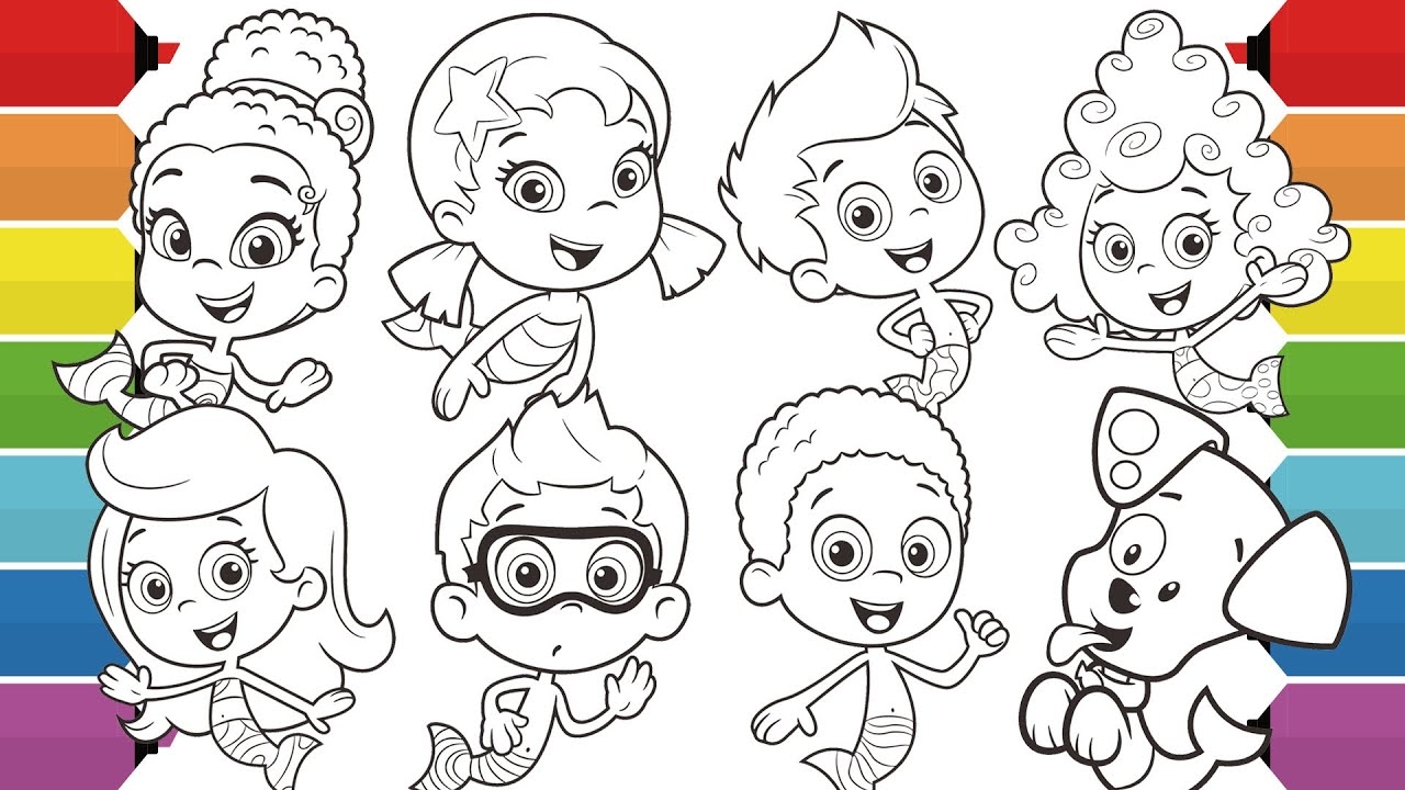 bubble guppies coloring sheets