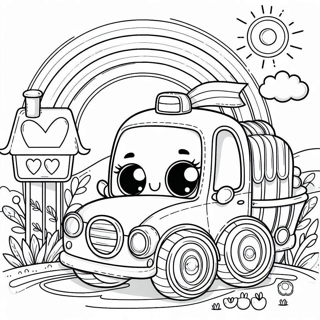cars printable coloring pages