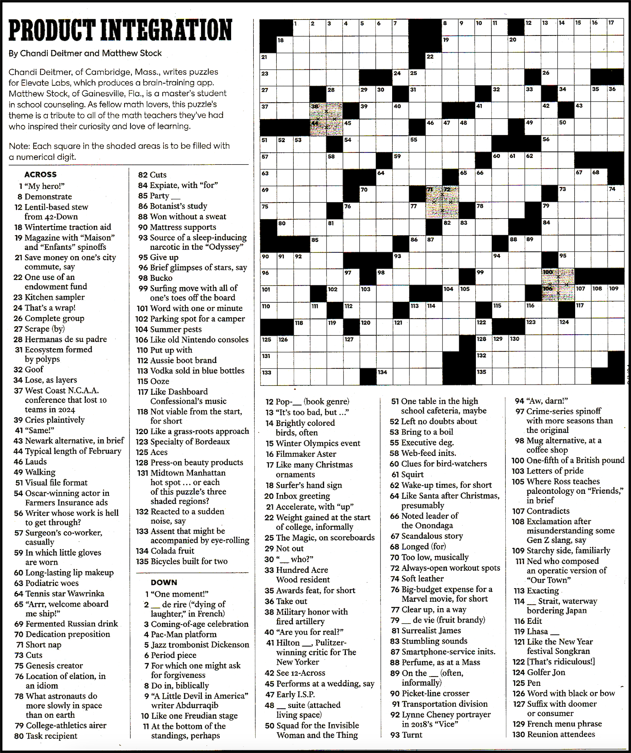 ChatGPT And The New York Sunday Times Crossword ChatGPT And The New York Sunday Times Crossword