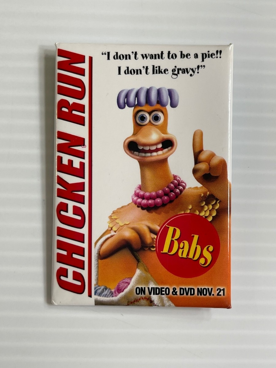 Chicken Run Movie Babs DVD Release Promo Button Pin Back EBay