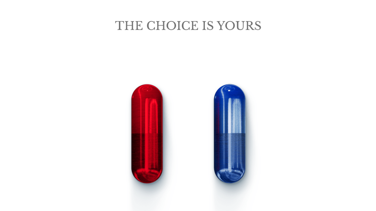 Choose Your The Matrix Resurrections Teaser Trailer Red Or Blue Mashable