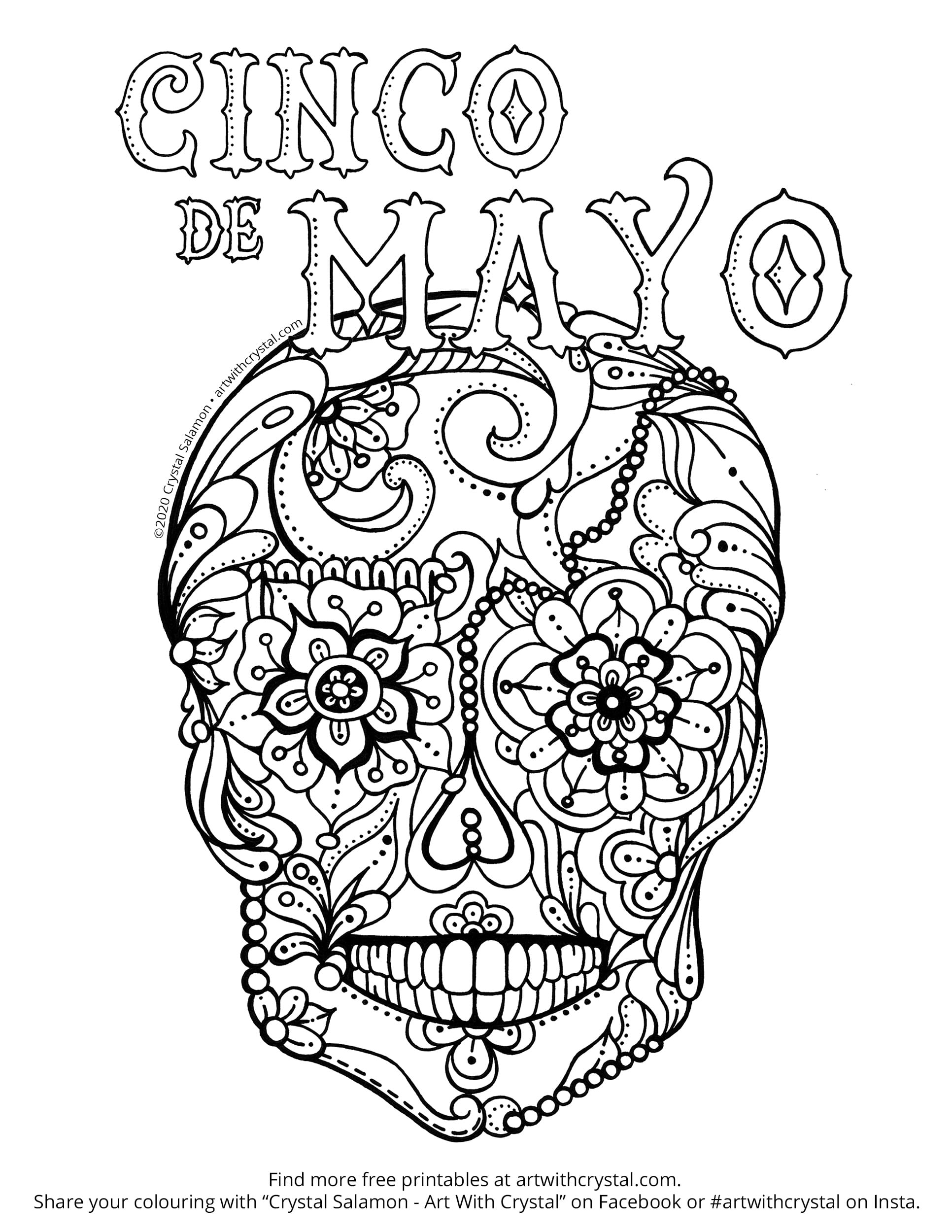 5 de mayo coloring pages