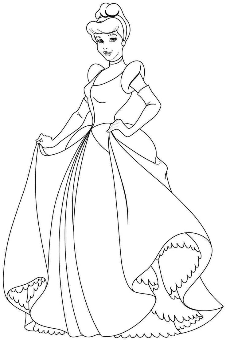 coloring pages of princesses
