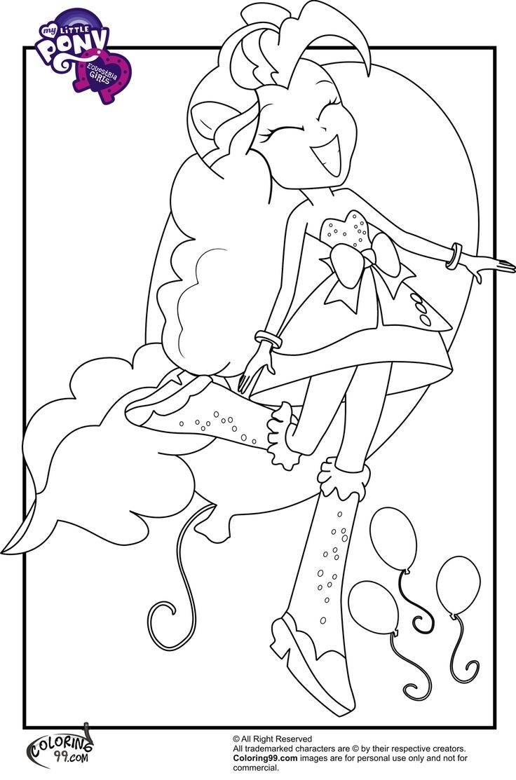 Coloring Pages Of My Little Pony Equestria Girls Rainbow Rocks 