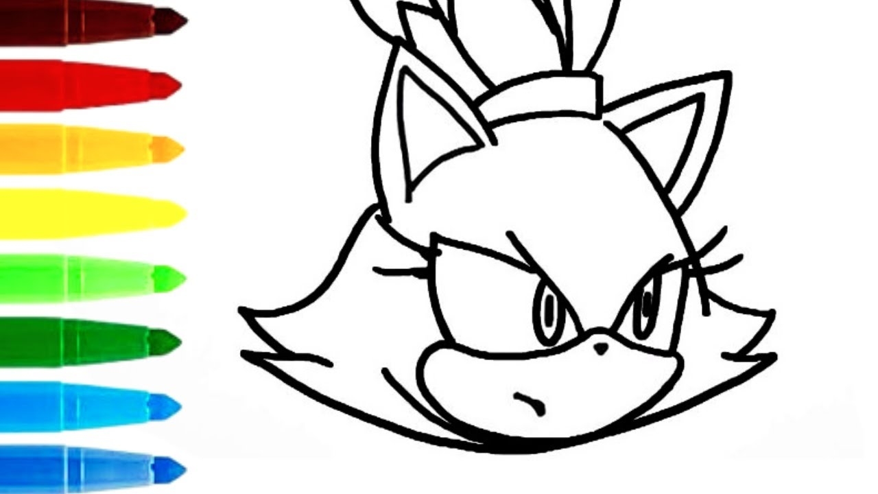 Como Desenhar Blaze Do Sonic Desenhos Para Crian as YouTube