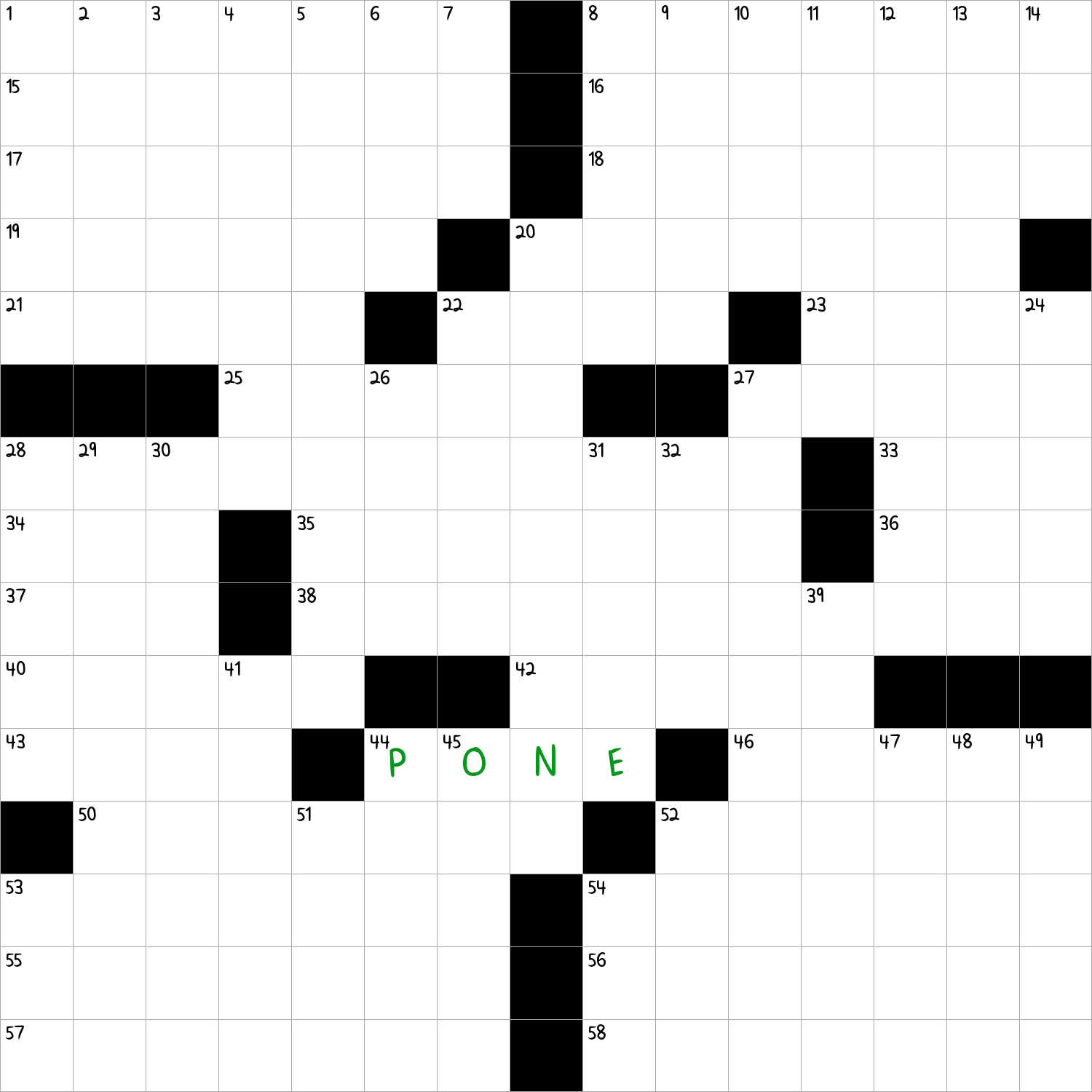 Cornmeal Cake NYT Crossword Clue December 13 2024