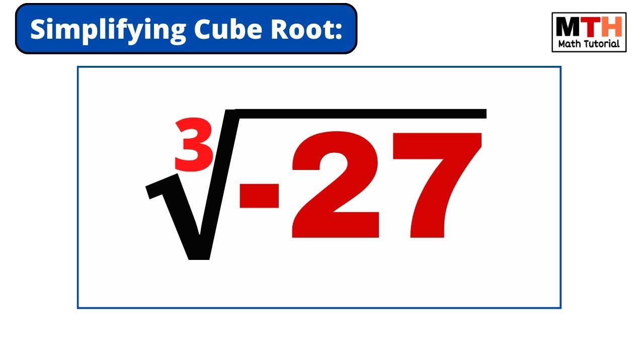 cube root of 27