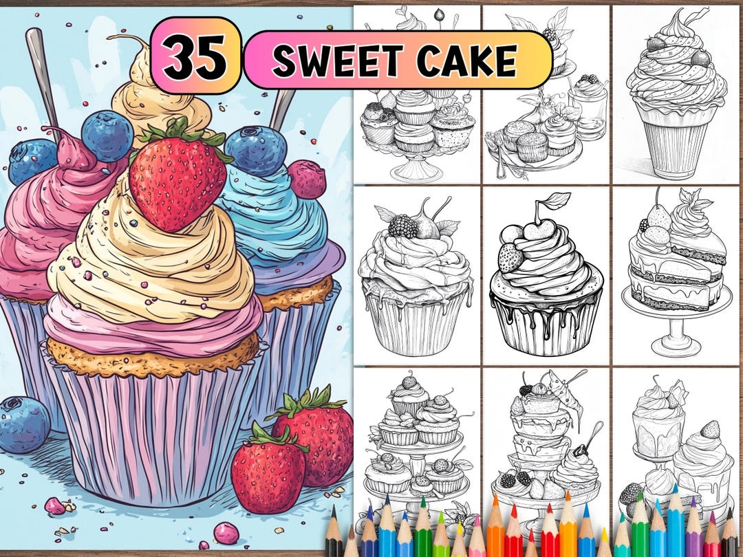 cute bake sale coloring sheet