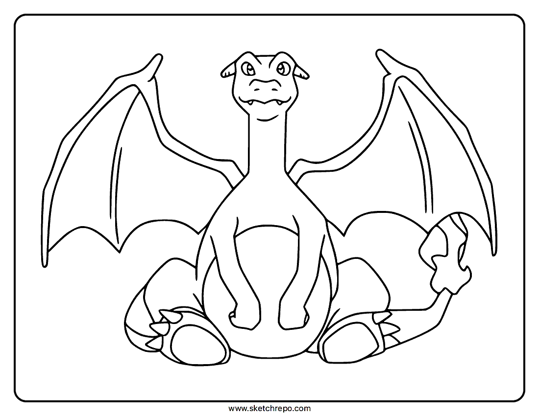 pokemon coloring pages charizard