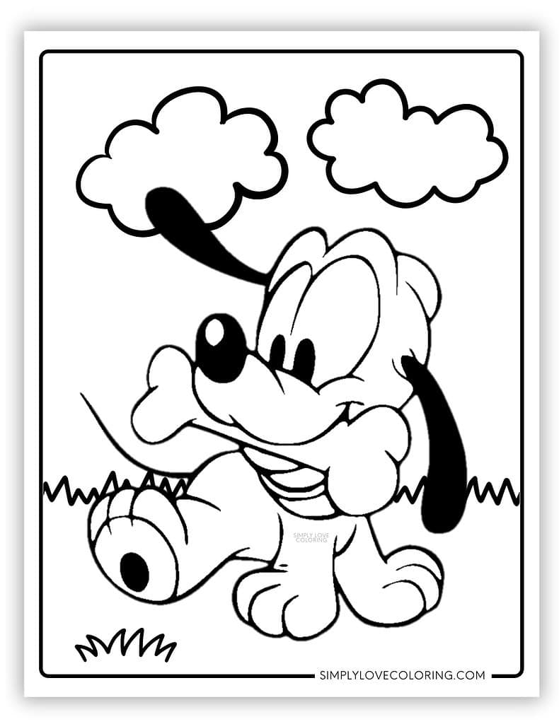 Cute Disney Coloring Pages Free PDF Printables Simply Love Coloring Cute Disney Coloring Pages Free PDF Printables Simply Love Coloring