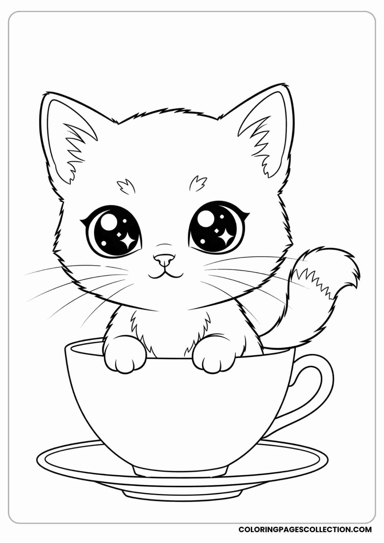 printable kitten coloring pages printable kitten coloring pages