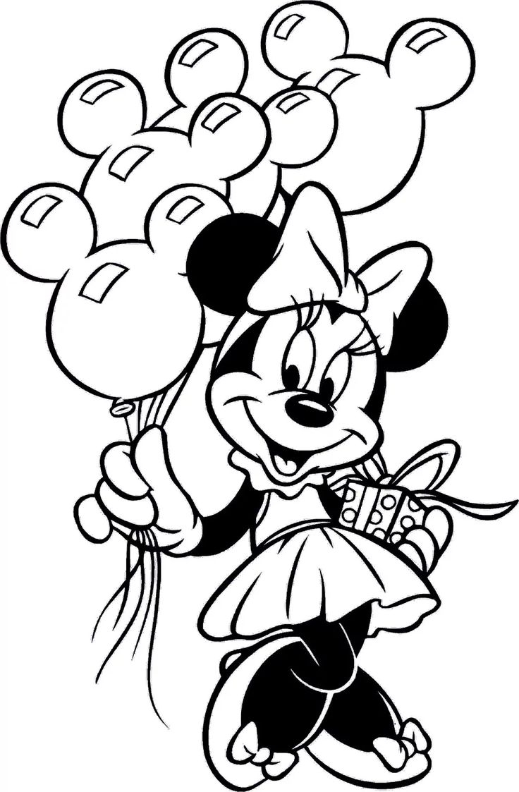 mini mouse coloring page mini mouse coloring page