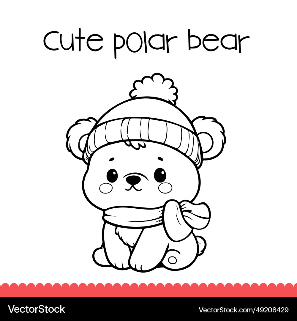 polar bear coloring pages