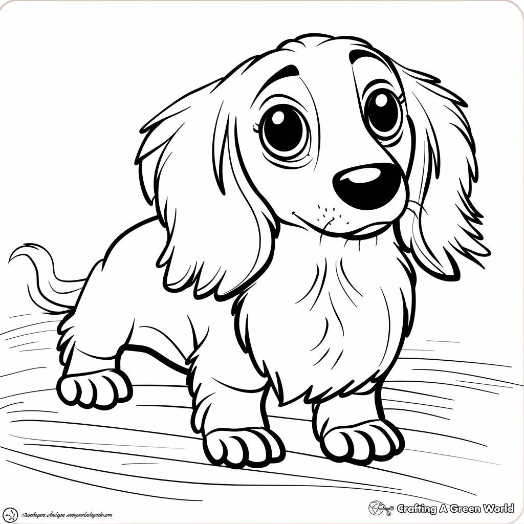 Dachshund Coloring Pages Free Printable 