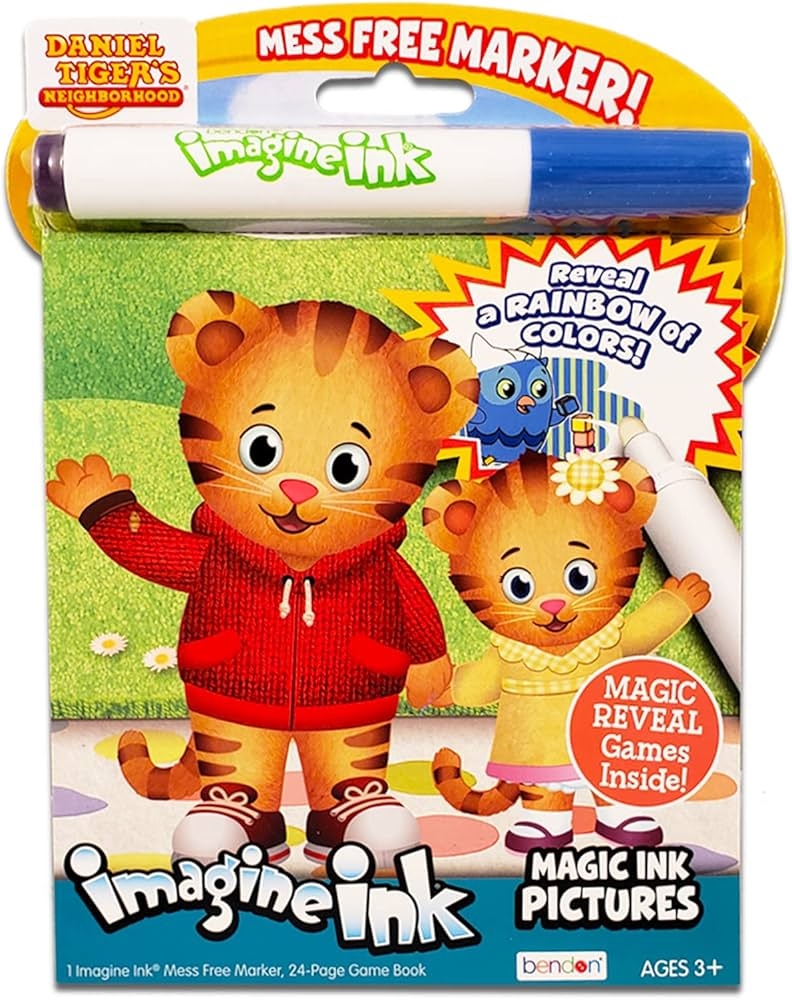 Daniel Tiger Coloring Book Set For Kids Toddlers Activity Set Bundle With Daniel Tiger Jumbo Coloring Book Mess Free Imagine Ink Stickers More PBS Coloring Books PBS Coloring Books 9798885114837 Amazon 