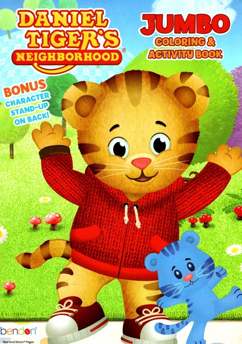 daniel the tiger coloring book