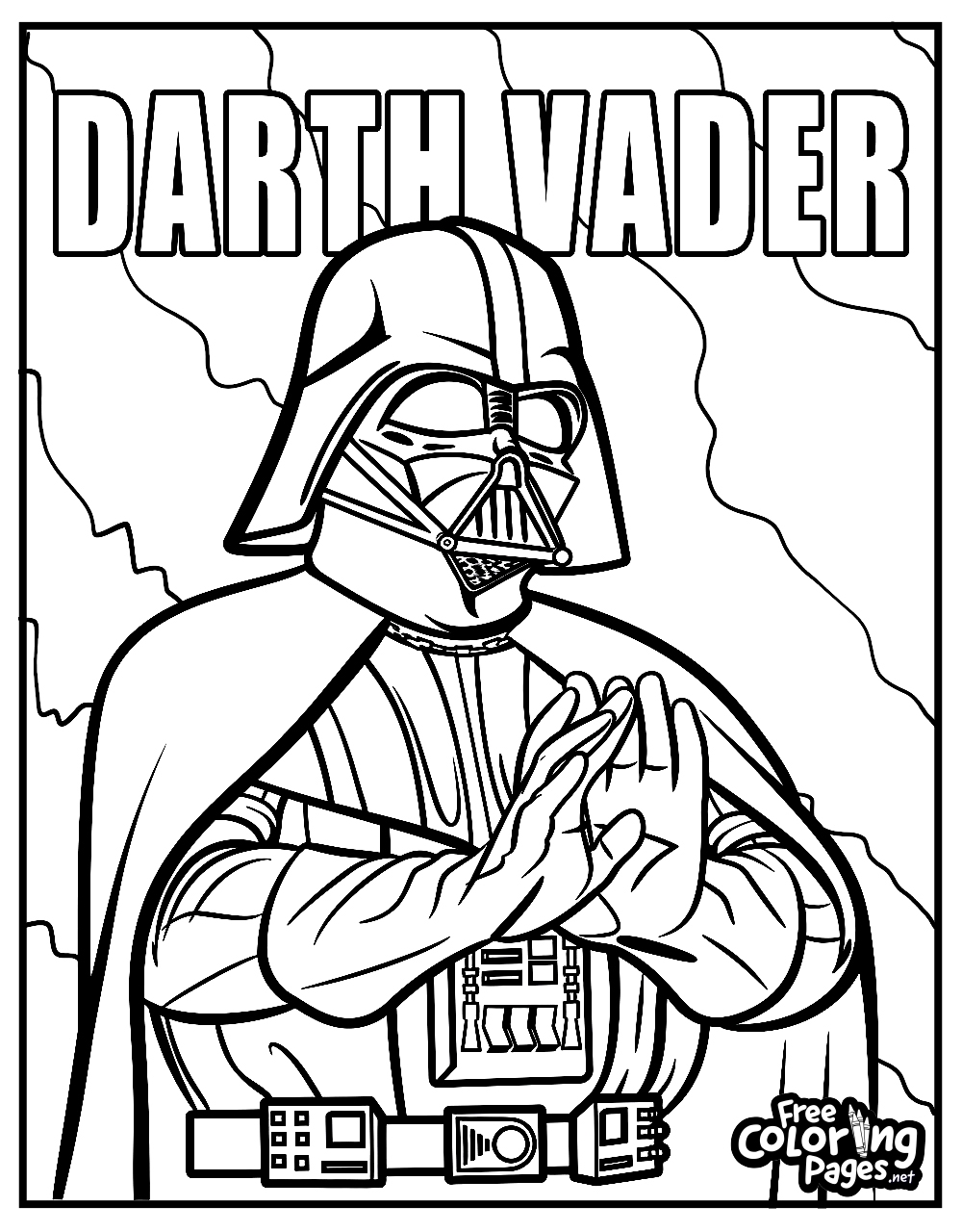 darth vader coloring pages