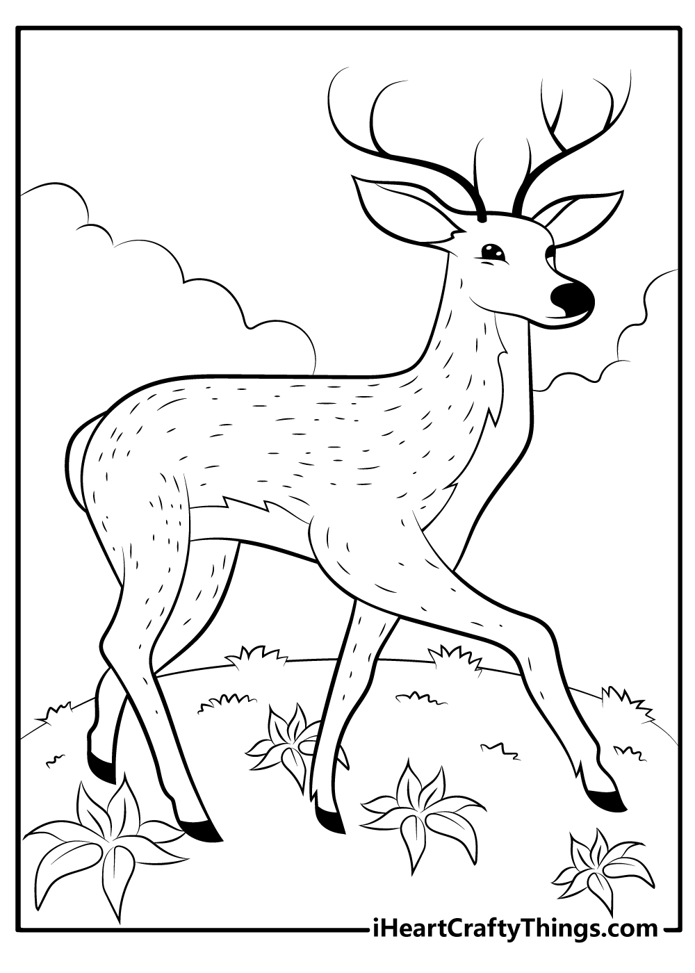 Deer Coloring Pages 30 Free Printable Sheets For Kids