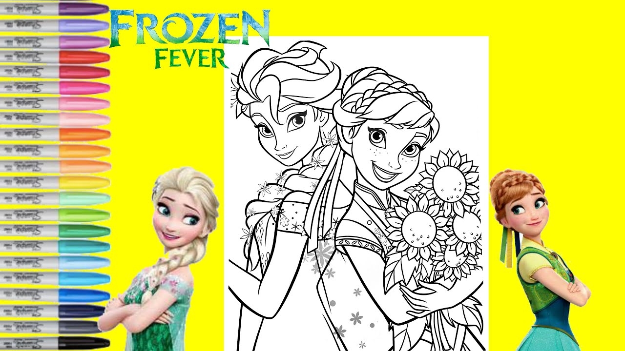 elsa frozen coloring pages