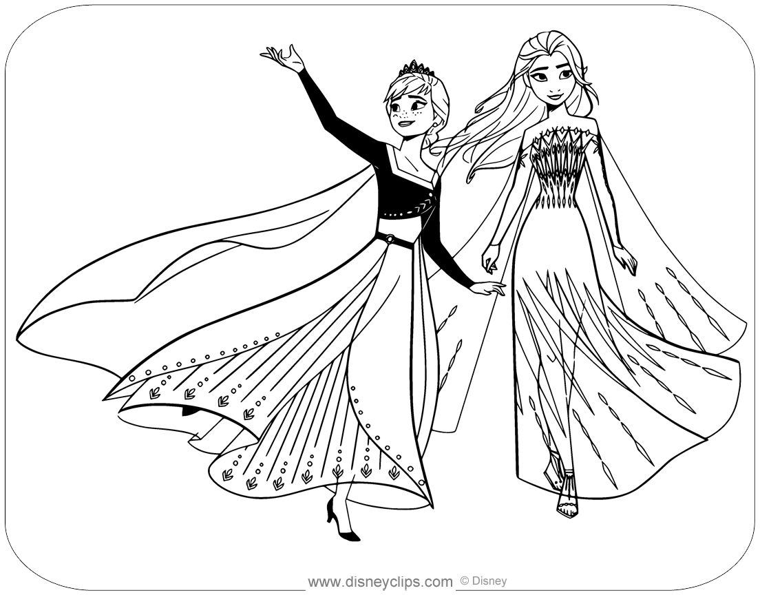 Disney s Frozen Coloring Pages 2 Disneyclips