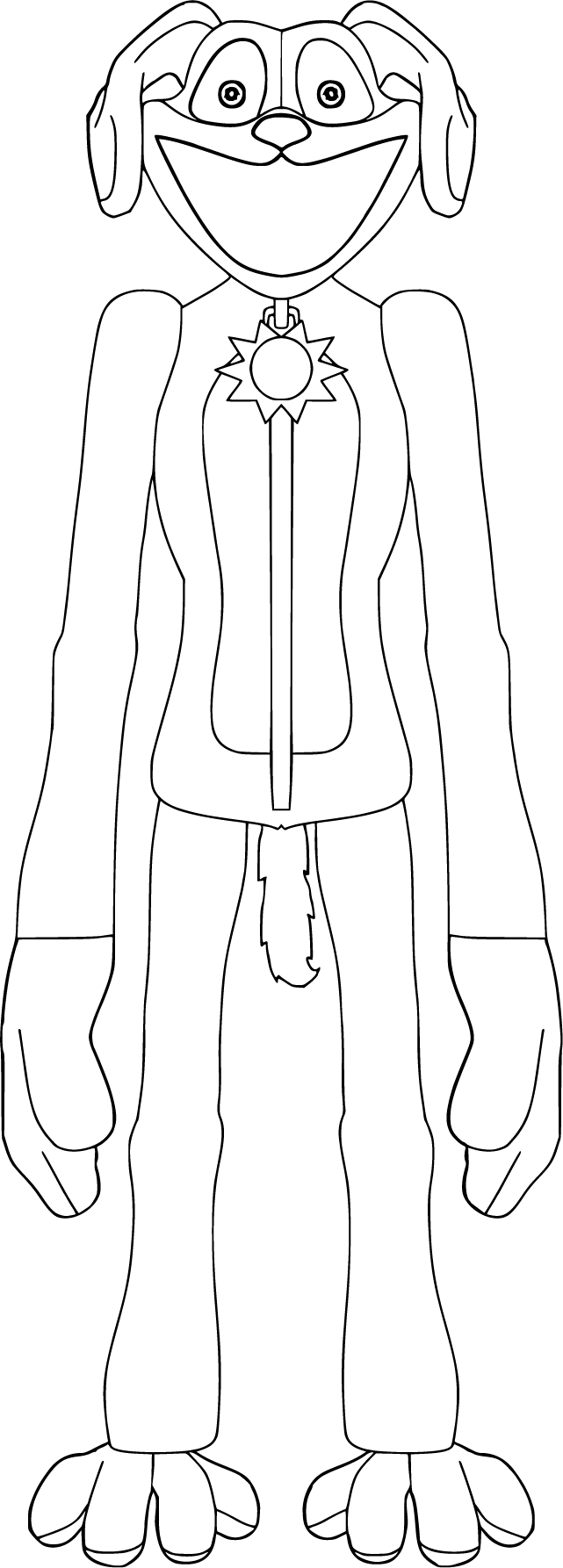 dog day coloring page