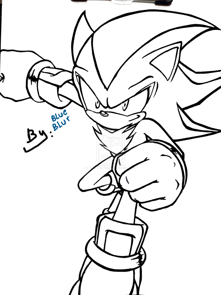 Download Shadow The Hedgehog Coloring Pages Paint By New Shadow The Hedgehog Color Pages PNG Image With No Background PNGkey