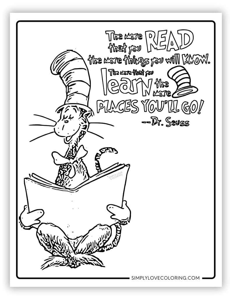 dr seuss coloring printables