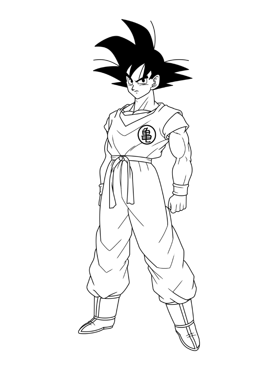 dragon ball z coloring pictures