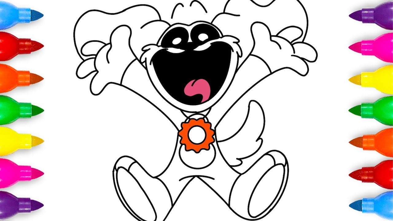 Drawing DogDay Coloring Pages Poppy Playtime Chapter 3 YouTube