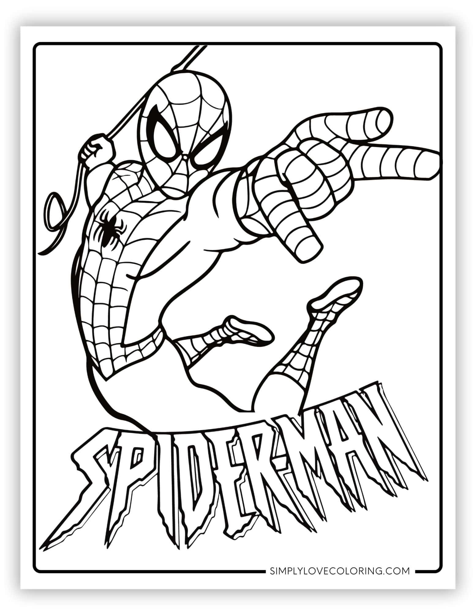 Drawing Spiderman Coloring Sheet Printable Lego Spiderman Coloring Pages