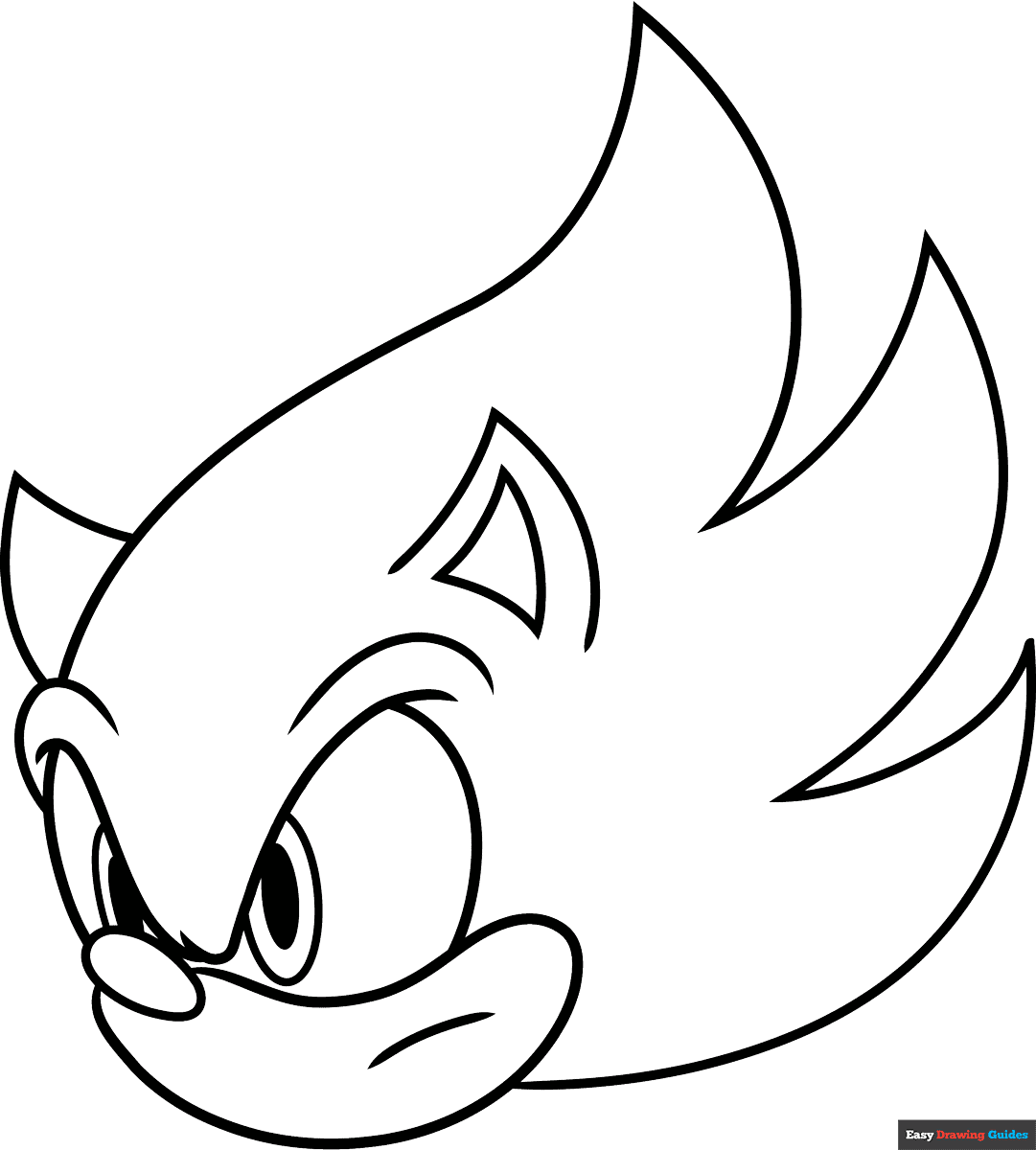 sonic free coloring pages