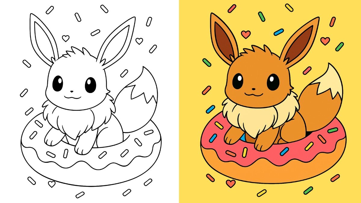Eevee Coloring Pages 42 Free Printable PDFs With Evolutions Eevee Coloring Pages 42 Free Printable PDFs With Evolutions