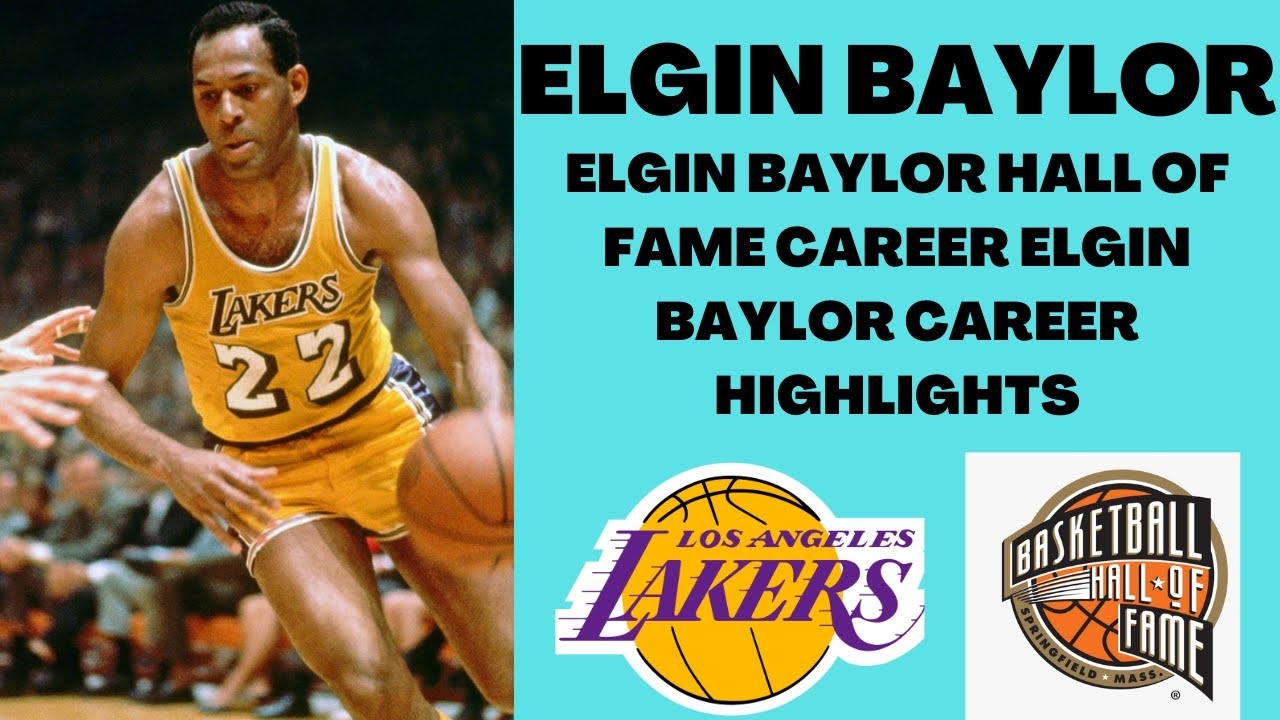 ELGIN BAYLOR NBA HALL OF FAME CAREER ELGIN BAYLOR NBA CAREER HIGHLIGHTS YouTube