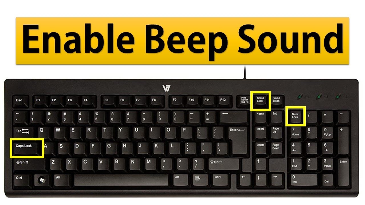 Enable Disable Num Lock Caps Lock Scroll Lock Beep Sound In Windows 10 YouTube Enable Disable Num Lock Caps Lock Scroll Lock Beep Sound In Windows 10 YouTube