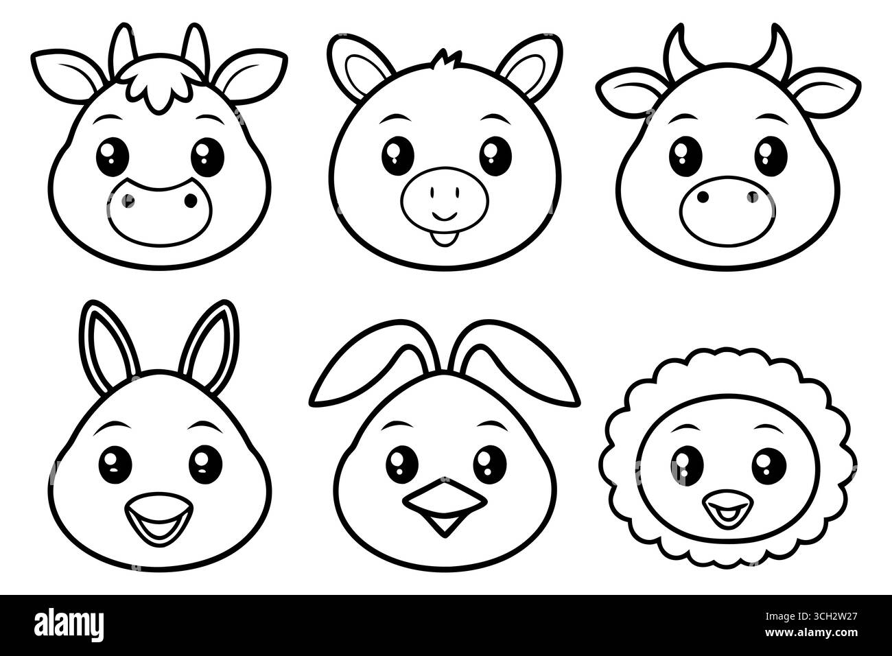 coloring pages of faces