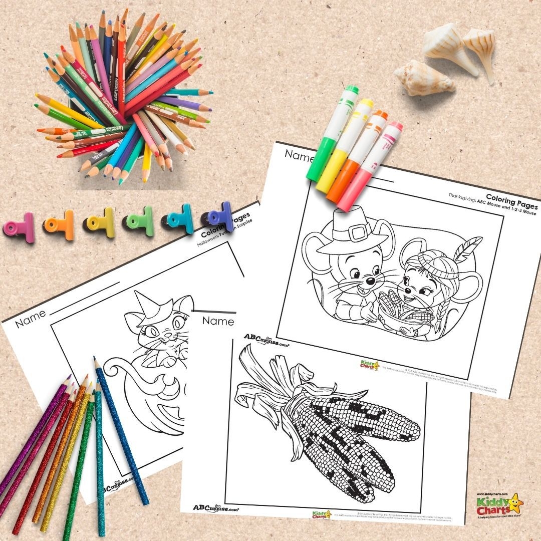 Fall Coloring Pages ABCmouse Kiddycharts